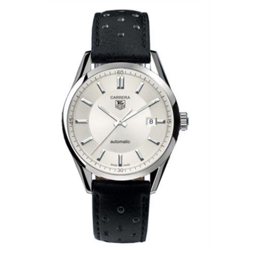TAG Heuer Carrera Calibre 5 39 Stainless Steel / Silver / Calf